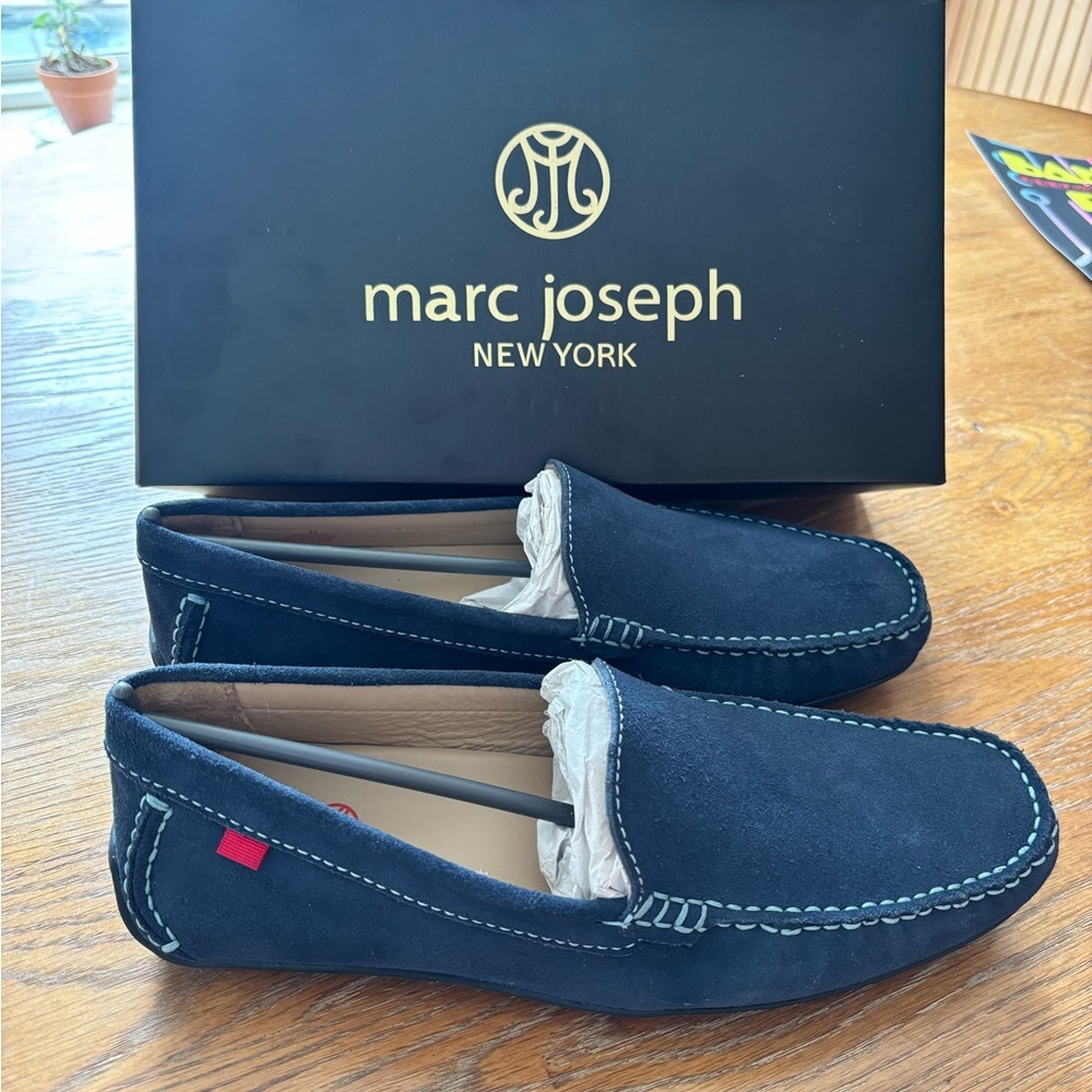 BRAND NEW! Mark Joseph New York Men’s Navy Suede Loafers